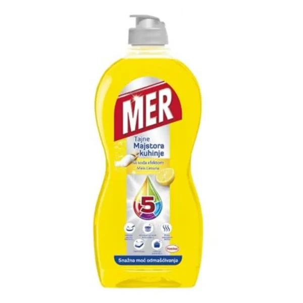 Deterdzent za posudje MER 450ml Limun
