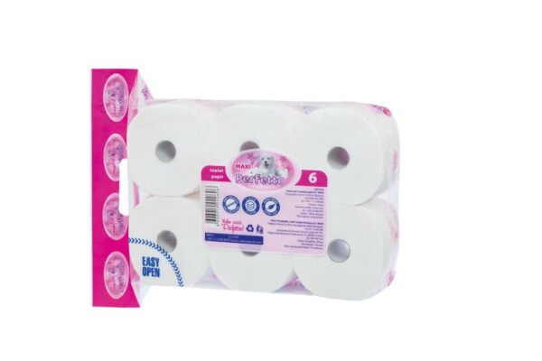 Toalet papir 6/1 Maxi Pink PERFETTO