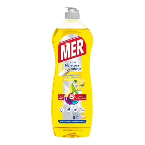 Deterdzent za posudje MER 750ml LIMUN
