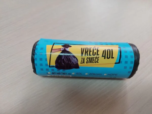 Vrece za smece 20/1 40l HD 46x60