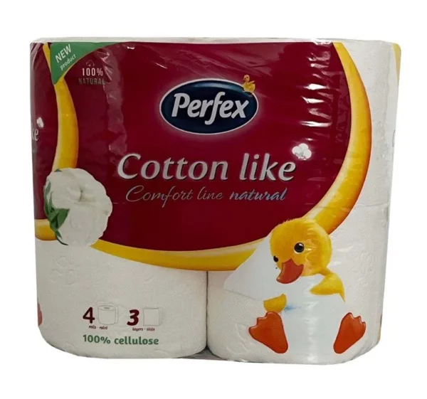 Toalet papir 4/1 PERFEX Cotton Comfort 3sl