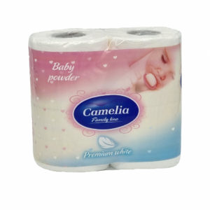 Toalet papir 4/1 3sl Baby puder Camelia