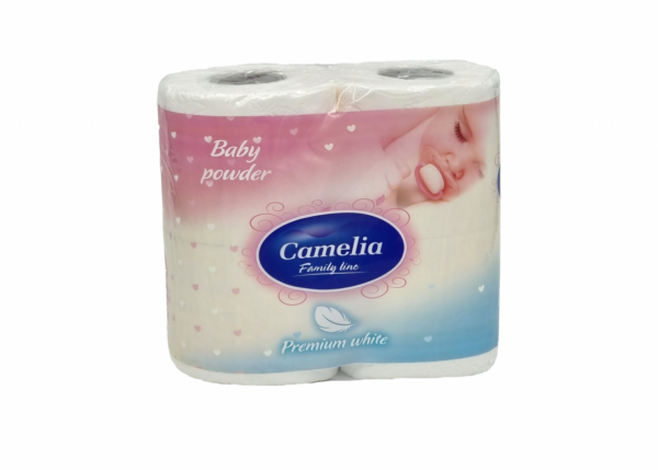 Toalet papir 4/1 3sl Baby puder Camelia