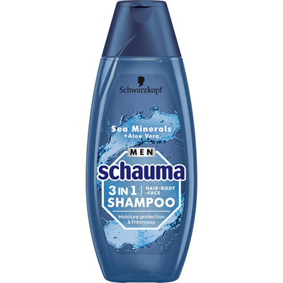 Sampon SCHAUMA 400ml men 3u1 SeaMin.&AloeV.