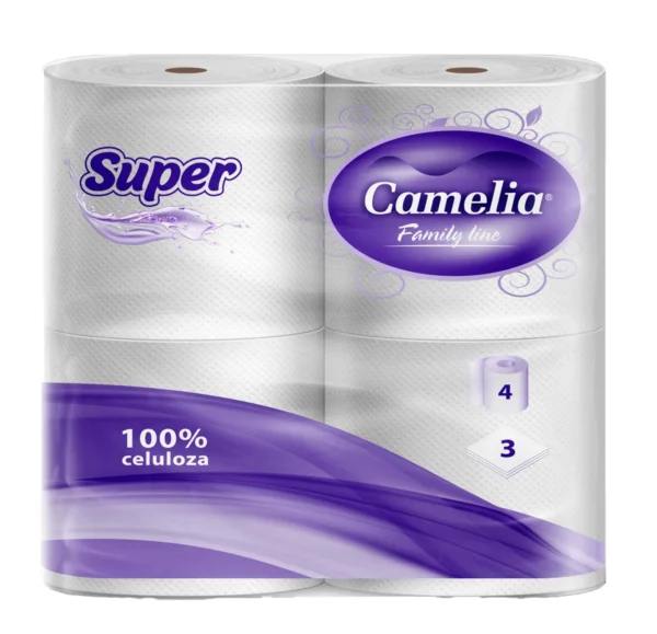 Toalet papir 4/1 3sl SUPER Camelia