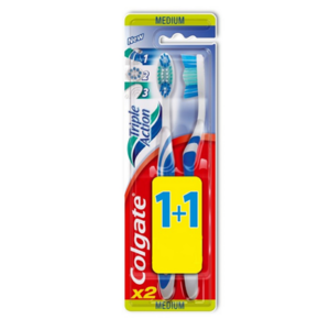 Cetkica za zube COLGATE Triple action 1+1 Medium