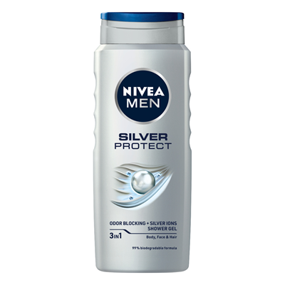Gel za tusiranje NIVEA 500ml M Silver protect