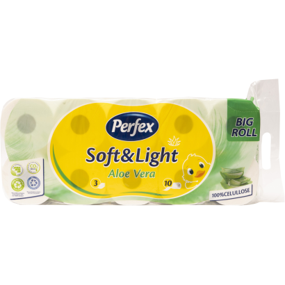 Toalet papir PERFEX Soft&Light Aloe 10/1
